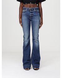 Pinko - Jeans Flared En De Coton - Lyst