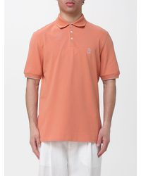 Brunello Cucinelli - Cotton Polo Shirt With Logo - Lyst