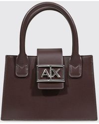 ARMANI EXCHANGE - Faux Leather Bag - Lyst