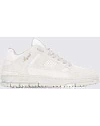 Axel Arigato - Area Lo Fluffy Two-Tone Leather And Suede Sneakers - Lyst