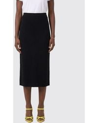Jil Sander - Viscose Blend Pencil Skirt - Lyst