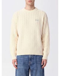 KENZO - Embroidered Logo Cotton And Wool Blend Crewneck Sweater - Lyst