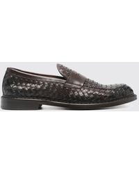 Doucal's - Woven Leather Loafers - Lyst