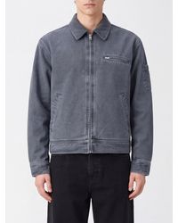 A.P.C. - Cotton Zip-Up Overshirt - Lyst