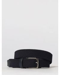 Paul & Shark - Paul &Amp Shark Stretch Braided Viscose Belt - Lyst