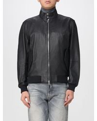 BOSS - Veste Bomber En Cuir - Lyst