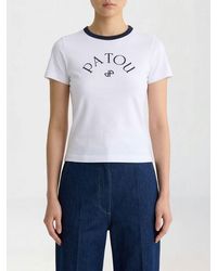 Patou - Cotton T-Shirt With Logo - Lyst