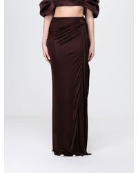 Elisabetta Franchi - Viscose Long Skirt - Lyst