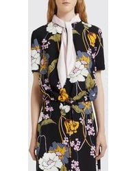 Marni - Viscose Shirt With Floral Print - Lyst