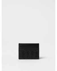Bottega Veneta - Flat Woven Nappa Calfskin Card Holder With 7 Slots - Lyst