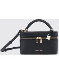 Michael Kors - Jana Mini Leather Handbag With Padlock And Removable Strap - Lyst