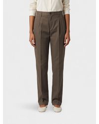Aspesi - Cotton Slim Fit Trousers - Lyst