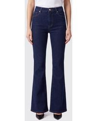 FRAME - The Rodeo Mid-Rise Flared Jeans - Lyst