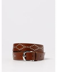 Isabel Marant - Leather Belt With Studs - Lyst