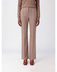 Max Mara - Prince Of Wales Check Wide-Leg Trousers - Lyst