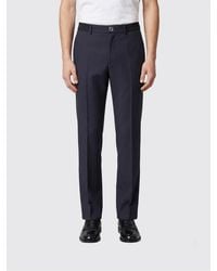 Fendi - Wool And Cotton Tailored Trousers - Lyst