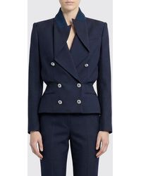 McQueen - Double-Breasted Wool Blazer - Lyst