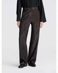 Momoní - Momon&Igrave Frost High-Waisted Straight Wide Leg Trousers - Lyst