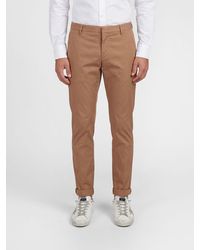 Dondup - Cotton Blend Chino Trousers - Lyst