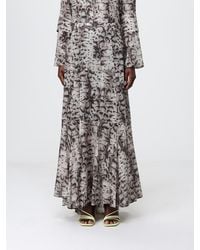 Pinko - Animal Print Cotton Skirt - Lyst