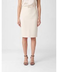 Versace - Virgin Wool Pencil Skirt - Lyst