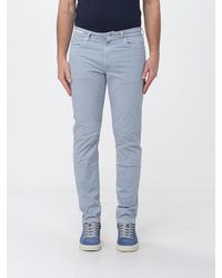 Siviglia - Slim Fit Stretch Gabardine Trousers - Lyst