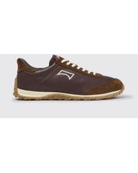 Camper - Drift Walk Leather And Suede Sneakers With Vibram Sole - Lyst