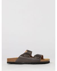 Woolrich - Grained Leather Sandals - Lyst