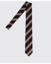 Dries Van Noten - Classic Multicolour Striped Pure Silk Tie - Lyst