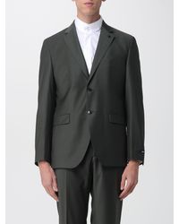KARL LAGERFELD - Single Breasted Wool Blend Blazer - Lyst