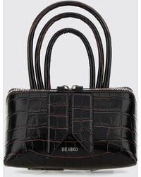 The Attico - Mini Friday Crocodile Print Leather Bag - Lyst