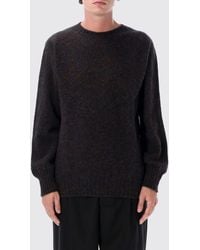 Howlin' - Crewneck Wool Blend Jumper With Ribbed Trims - Lyst