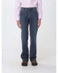 Etro - Mid-Rise Straight-Fit Cotton Denim Jeans - Lyst