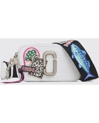 Marc Jacobs - The Snapshot Mini Twill Crossbody Bag With Double J Logo - Lyst