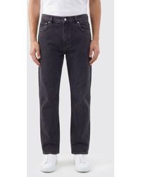 Represent - Used Cotton Denim Wide Leg Jeans - Lyst
