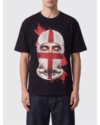 ih nom uh nit - Graphic Print Cotton Crew Neck T-Shirt With Slogan - Lyst