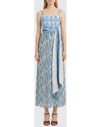 Etro - Viscose Midi Dress With Paisley Print - Lyst