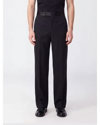 Giorgio Armani - High-Waisted Tailored Wool Trousers - Lyst