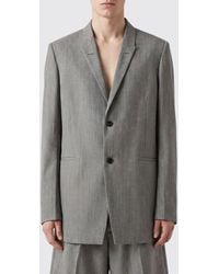 Rick Owens - Peak Lapel Single-Breasted Wool Blazer - Lyst