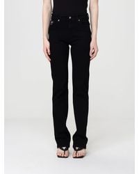 Versace Jeans Couture - Slim Fit Stretch Cotton Denim Jeans - Lyst