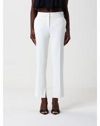 Elisabetta Franchi - Crêpe Cropped Pants - Lyst