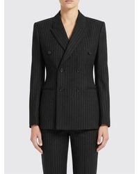 McQueen - Double-Breasted Pinstripe Wool Blazer - Lyst