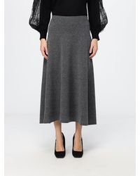 Fabiana Filippi - High-Waist A-Line Knit Midi Skirt - Lyst