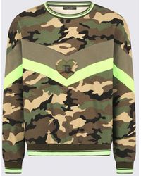Dolce & Gabbana - Sweatshirt aus Camouflage-Baumwolle mit DG-Logol - Lyst