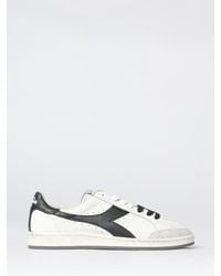 Diadora - Prestige Used Leather Sneakers - Lyst