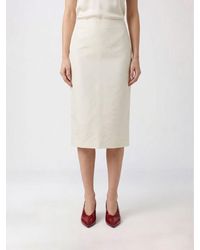 Jil Sander - Faille Pencil Skirt - Lyst