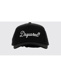 DSquared² - Baseballkappe Aus Baumwolle Mit Ton-In-Ton Gesticktem Logo - Lyst