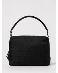 Fendi - Lui Large Tasche Aus Nylon Mit Jacquard-Ff-Monogramm - Lyst