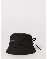 Jacquemus - Bucket Hat Le Bob Gadjo Aus Baumwolle Mit Metall-Logo - Lyst