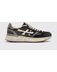 Premiata - Mick Used Suede And Mesh Sneakers - Lyst
